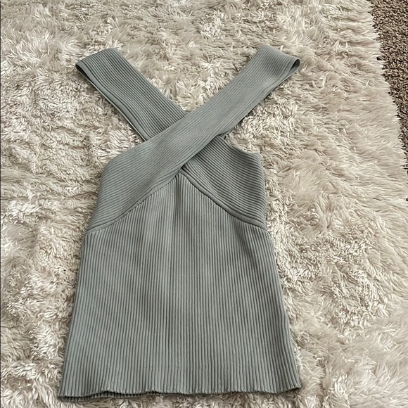 Crossover top grey/green - Picture 2 of 2